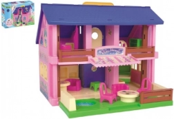 Căsuță din plastic pentru păpuși 37 cm Play House cu accesorii