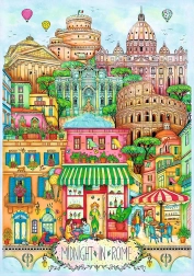Trefl puzzle Miezul nopții la Roma 1000 piese
