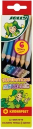 Creioane colorate Supersticks Metallic