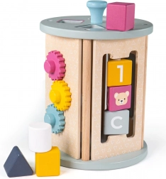 Butoi activ motric BIGJIGS TOYS din lemn FSC