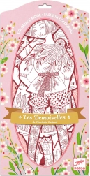 Cărți de colorat la modă Fiodor și prietenii de la DJECO