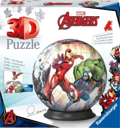 Ravensburger 3D Puzzleball Marvel Avengers – 73 piese