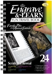 ROYAL & LANGNICKEL bloc răzuibil Animale – 12 imagini și 12 coli albe