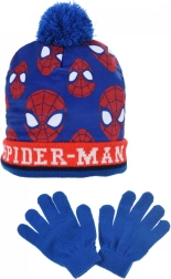 Căciulă și mănuși pentru copii Spiderman – Mărime: 52