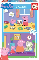 Educa Puzzle Porcușorul Peppa 2x20 piese