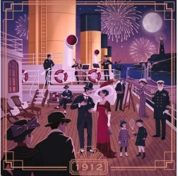 Ravensburger puzzle pătrat Art & Soul: Titanic 750 piese