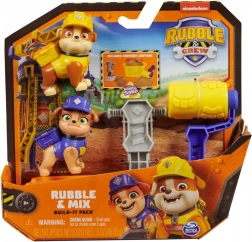 Figurine RUBBLE & CREW, pachet dublu cu nisip kinetic