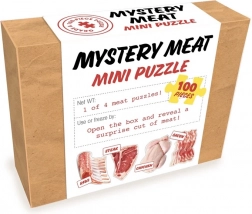 Mini puzzle surpriză Carne 100 de piese