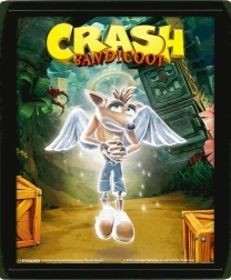 Tablou 3D Crash Bandicoot – Game Over
