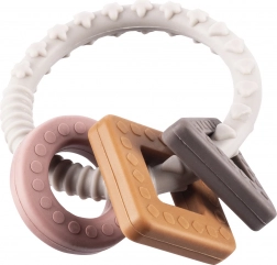 Jucărie de dentiție din silicon Shape, Multicolor