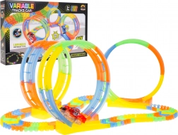 Pistă auto luminoasă 148 piese.