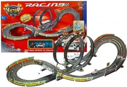 Circuit auto electric cu 2 mașini Mario RC