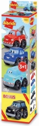 Abrick set mașinuțe 3+1