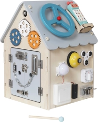 Placă de activități căsuță pentru copii 2Kids Toys – Gri