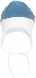 Căciuliță pentru bebeluși NEW BABY The Best albastră