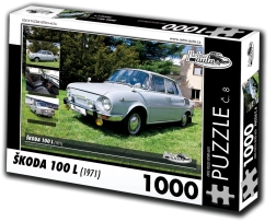 Puzzle Retro auto Škoda 100 L 1000 piese