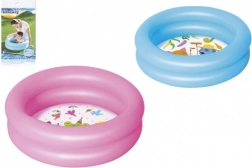 Piscină mini pentru copii gonflabilă 61x15 cm, 2 culori, în săculeț, 2+