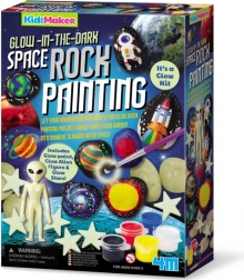 Set 4M Pictură pe pietre Spațiu strălucitor în întuneric