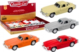 Mașină clasică metalică 1:32 cu uși rabatabile și mecanism cu inerție