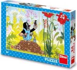 Puzzle "Krtek în pantaloni" 24 piese
