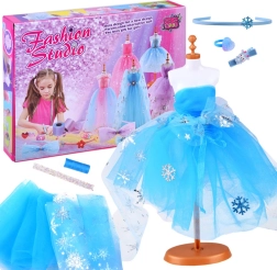 Set creativ pentru mica designeră de modă