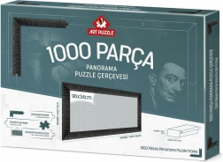 Ramă pentru puzzle 96x34 cm negru