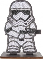 Pictură cu diamante Star Wars: Stormtrooper – set Crystal Art