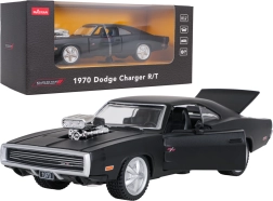 Model metalic de mașină 1970 Dodge Charger R/T negru la scara 1:36 RASTAR