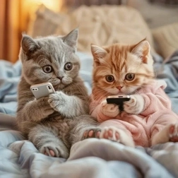 Pictură cu diamante Pisicuțe 30 × 40 cm