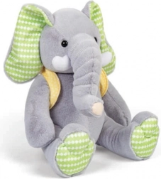 Elefant de pluș cu rucsăcel 26 cm BIGJIGS TOYS