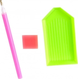 Pictură cu diamante – arborele celor patru anotimpuri 30 × 40 cm