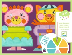 Pictură cu paleta – animăluțe drăgălașe DJECO