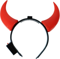 Coarne de diavol luminoase pe bentiță