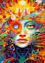 Puzzle Muza Curajoasă 1000 de piese