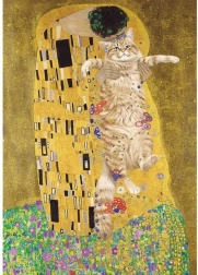 Puzzle Sărutul pisicii 1000 piese TREFL