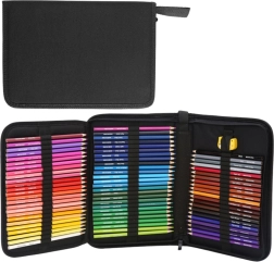 Set de creioane colorate în etui practic 72 buc