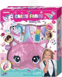 Set de Machiaj și Abțibilduri cu Geantă Cosmetice