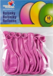 Set 10 Baloane Gonflabile Roz 26cm