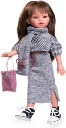 Păpușa realistă Emily cu corp din vinyl complet - 33 cm