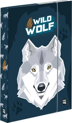 Mapă pentru caiete A5 cu motiv de lup