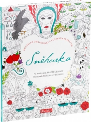 Albă-ca-Zăpada - carte de colorat pentru copii
