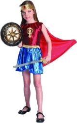 Rochie de carnaval eroină pentru fete 130–140 cm