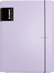 Mapă cu 3 clapete din carton laminat cu elastic Pastelini – Violet