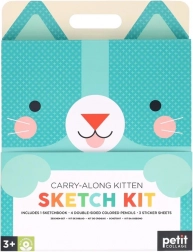 Petit Collage set creativ de călătorie pisică