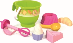 Set Androni pentru nisip - coacere cu tel manual, 6 piese