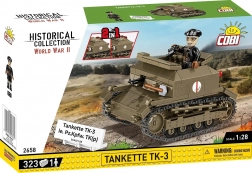Model tanc TK-3 pentru set de construcție, 323 piese