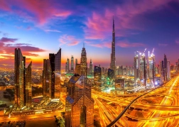 ENJOY puzzle Răsărit peste Dubai – 1000 de piese