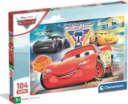 Puzzle Clementoni Cars: Fulger McQueen și rivalii 104 piese