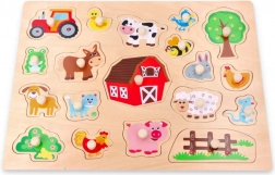 Puzzle mare din lemn – fermă