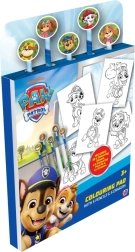 Paw Patrol carte de colorat cu creioane